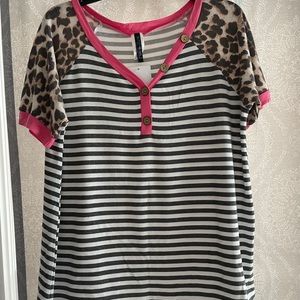 Women’s Cheetah Boutique Top